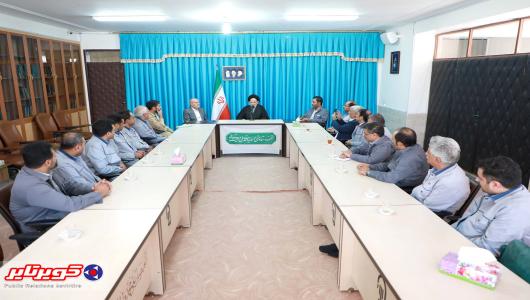 گزارش تصویری | دیدار مدیرعامل شرکت دانش بنیان کویرتایر با نماینده ولی فقیه درخراسان جنوبی