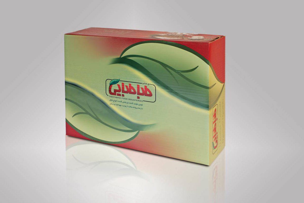 نمونه جعبه برای صنایع غذایی طباطبایی