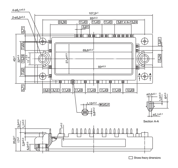 طرح کلی آی جی بی تی 7MBR15SA120