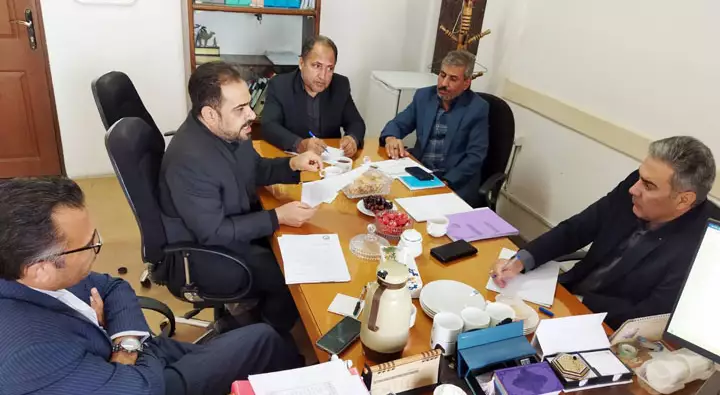 بازدید کارشناس دفتر بازرسی شرکت مهندسی آب و فاضلاب کشور از معاونت خدمات مشترکین و درآمد