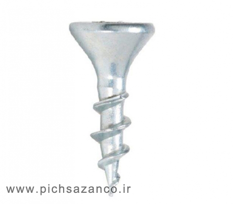 پیچ ام دی اف MDF گالوانیزه 4X16