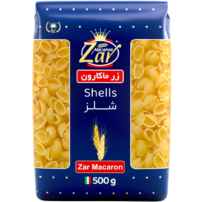 پاستا شلز زر ماکارون