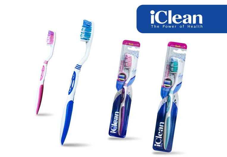 iClean اولین برند مسواک تولید شده در گروه صنعتی گلرنگ
