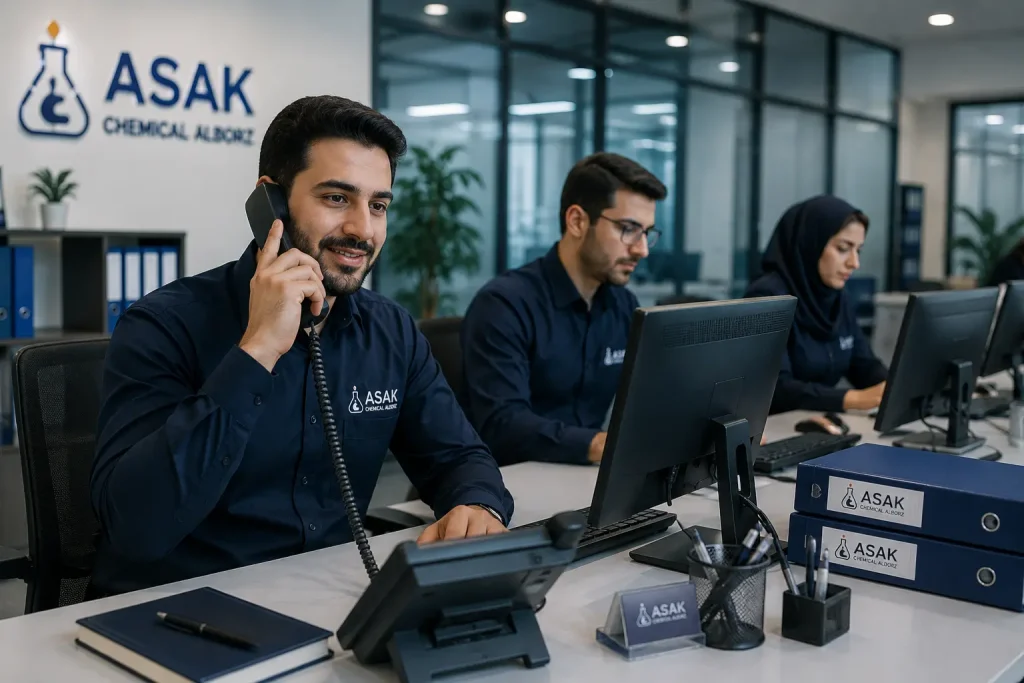 ارتباط با آساک شیمی البرز